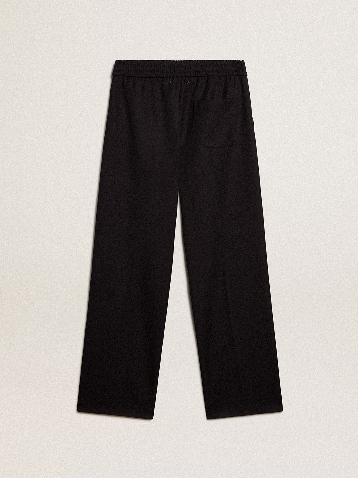 Men's joggers in dark blue wool| Golden Goose