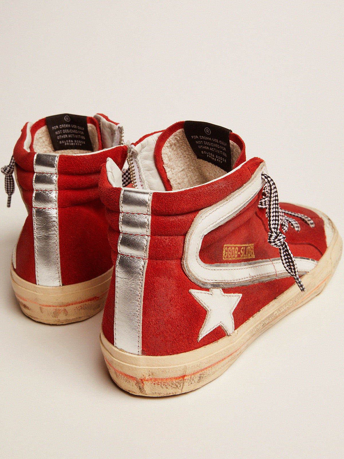 Slide Penstar, men's high suede sneakers| Golden Goose