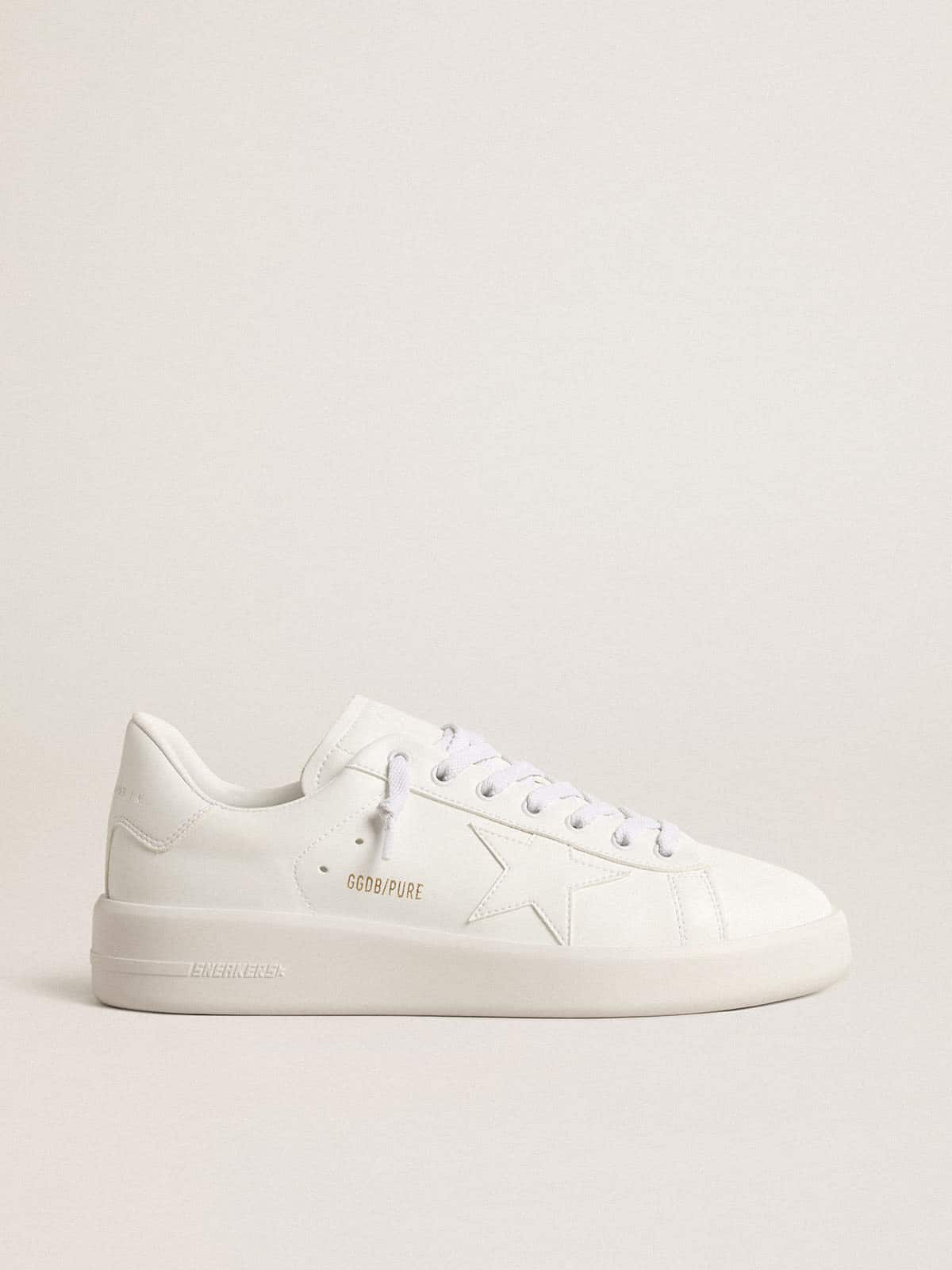 Women's bio-based Purestar with white star and heel tab| Golden Goose