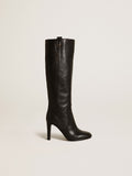 Helen boots in black leather| Golden Goose