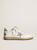White Ball Star with a Swarovski crystal star and heel tab| Golden Goose