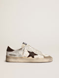 Men's Stardan in nappa and pony skin with brown suede star| Golden Goose