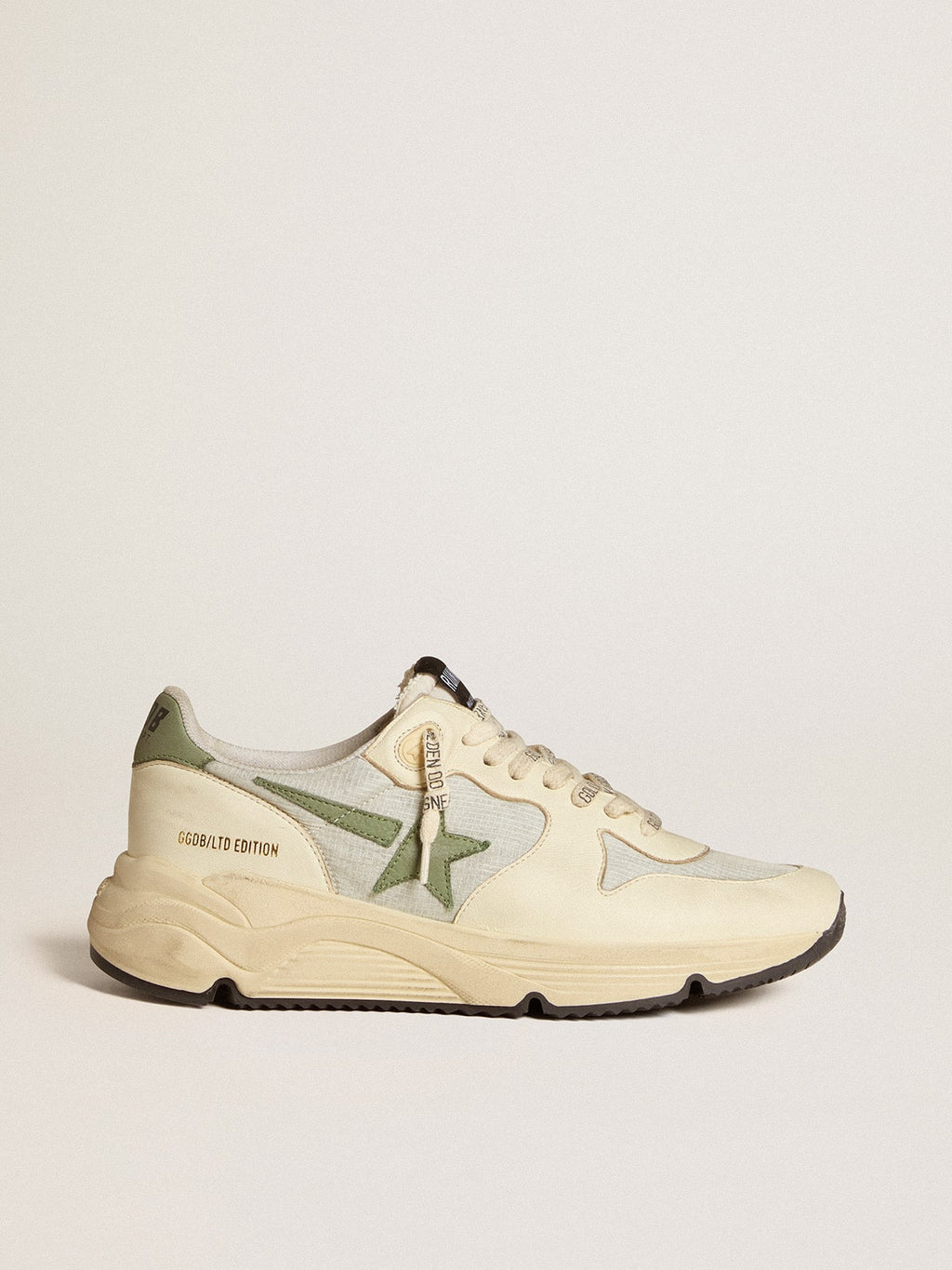 Women's Running Sole LTD in nylon and nappa with nubuck star and heel tab| Golden Goose