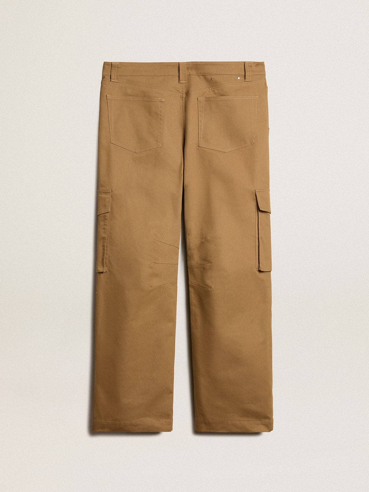 Beige khaki cargo pants| Golden Goose