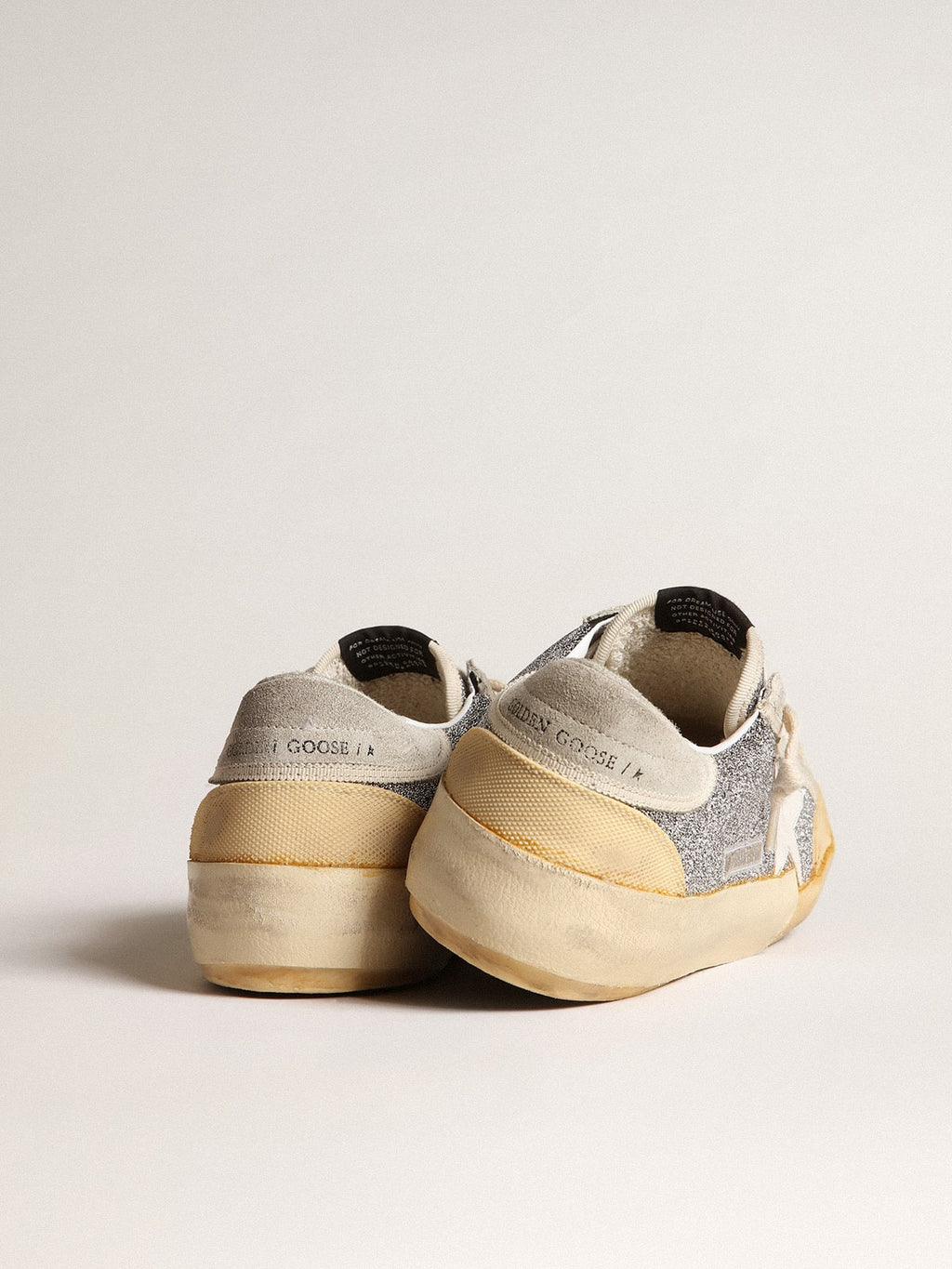 Men's Super-Star LAB with white star and Swarovski glitter upper| Golden Goose